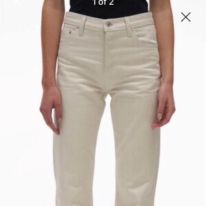 Classic straight off-white HELMUT LANG jeans. Never worn. With tags